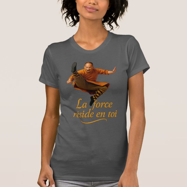 Camiseta Bouddhiste Esprit Guerrier (Frente)