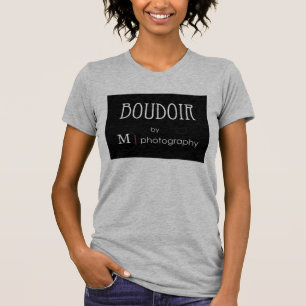 Camiseta Boudoir pelo tshirt das senhoras da fotografia de