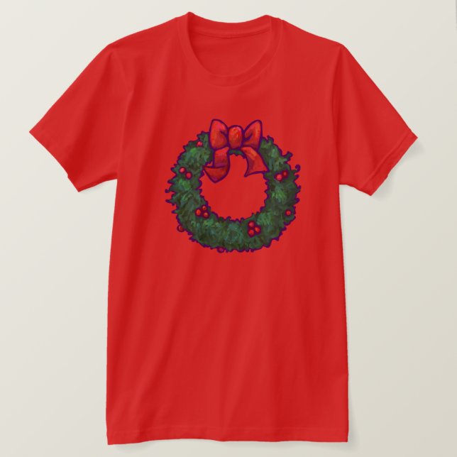 Camiseta Boughs de Holly (Frente do Design)