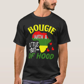 Camiseta Bougie Com Um Pouco De História Negra De Hood Mon