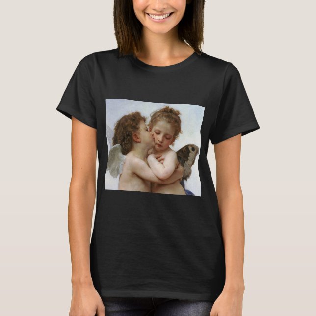 Camiseta Bouguereau , “ First kiss ” (Frente)