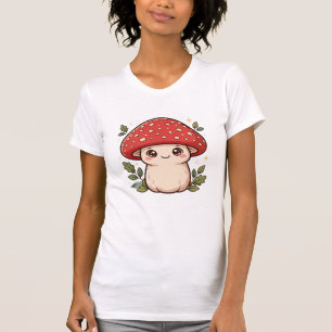 Camiseta Boujee Gótico Cogumelo da Lua - Coroa de Morcego c