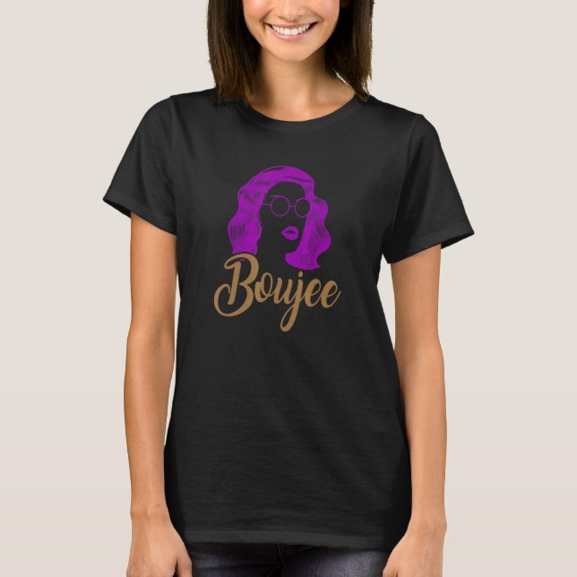 Camiseta Boujee US Slang Word Fancy_1 (Frente)