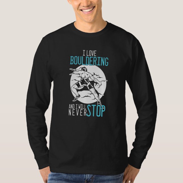 Camiseta Boulder Alpinista Sobe (Frente)
