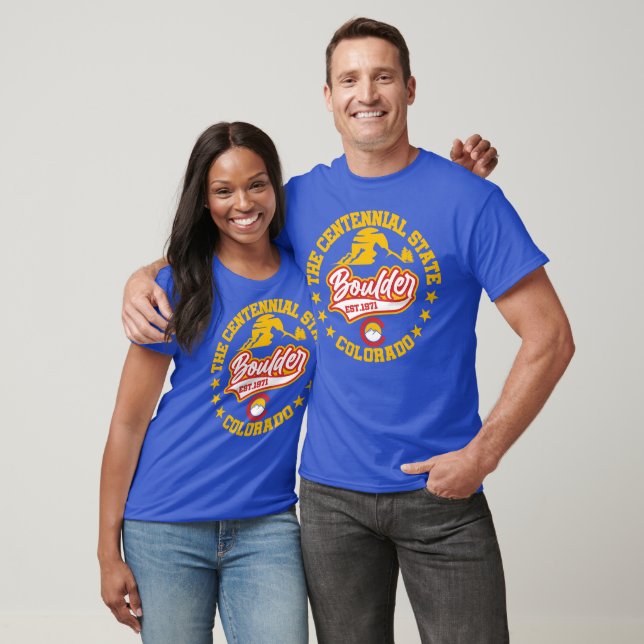 Camiseta Boulder, Colorado (Unissex)