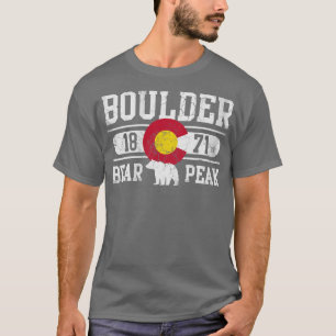 Camiseta Boulder Colorado Bear Peak Fade