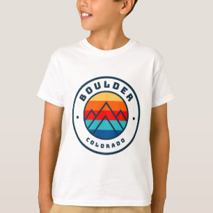 Camiseta Boulder Colorado Skiing Snowboard Family Ski Tr