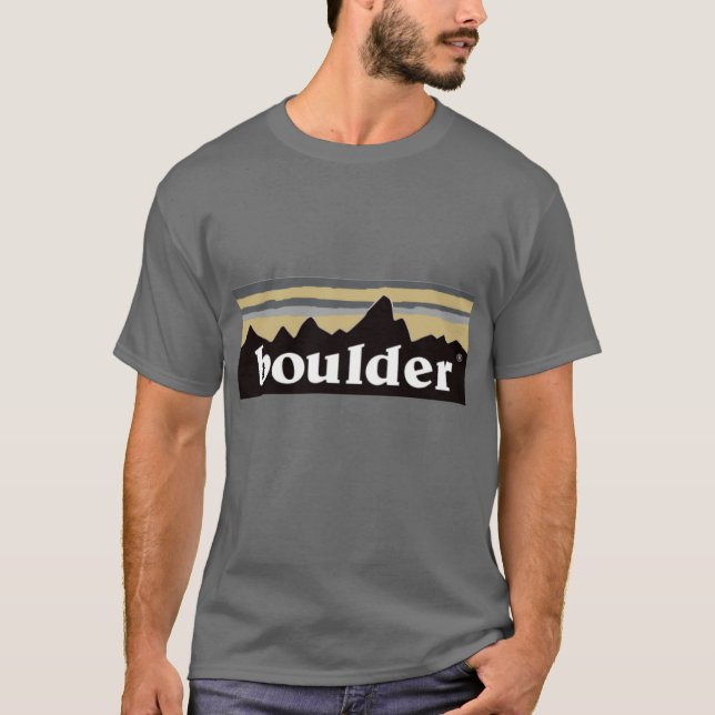 Camiseta BOULDER DESIGN Superdimensionado (Frente)