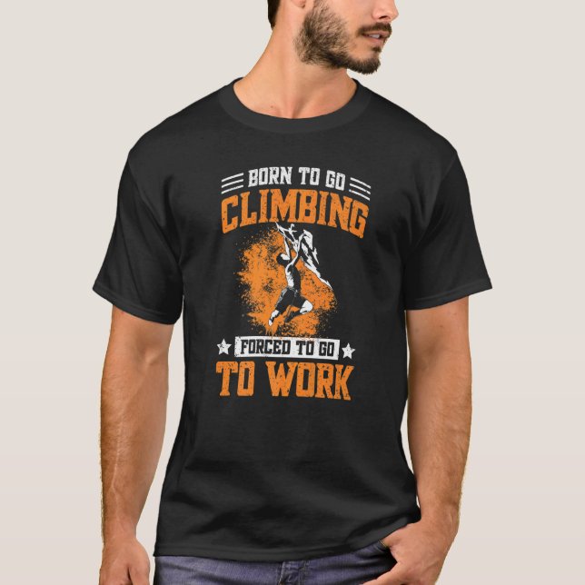 Camiseta Boulder Say Mountaineer Rock & Mountain Clima (Frente)