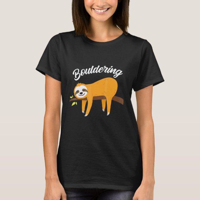Camiseta Boulder Sloth Escalada Esportes Radicais (Frente)