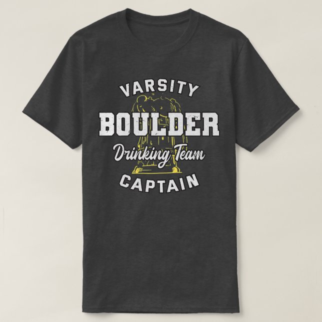 Camiseta Boulder Team Capitão Colorado Beer Lover  (Frente do Design)
