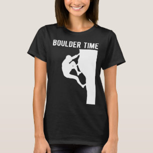 Camiseta Boulder Time Climber Esportes Subindo Montagem