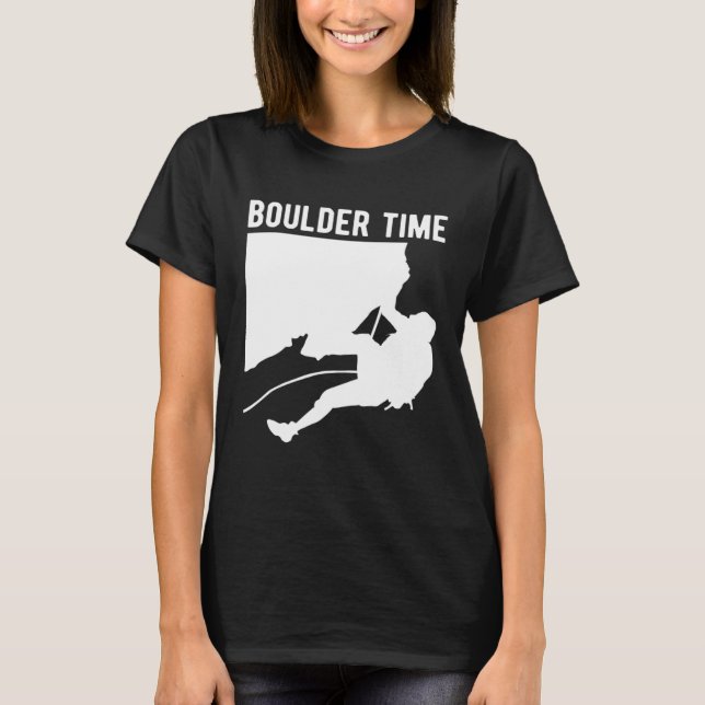 Camiseta Boulder Time Climber Sport Climbing Bouldering  1 (Frente)