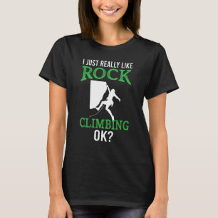 Camiseta Bouldering Eu Gosto Muito De Rock Subindo Ok
