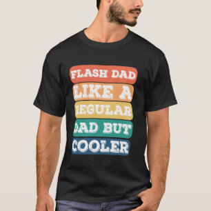 Camiseta Bouldering Flash Pai Como Um Pai Boulderer Regular