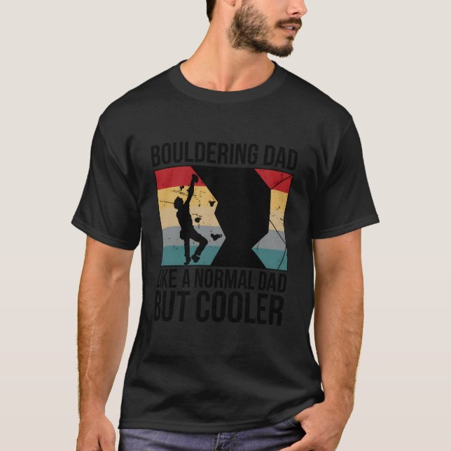 Camiseta Bouldering Pai Boulderista Bouldering Boulder (Frente)