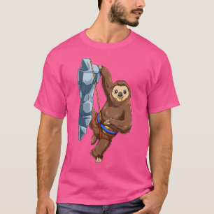 Camiseta Boulderismo de Preguiça Relaxada e Escalada de Roc