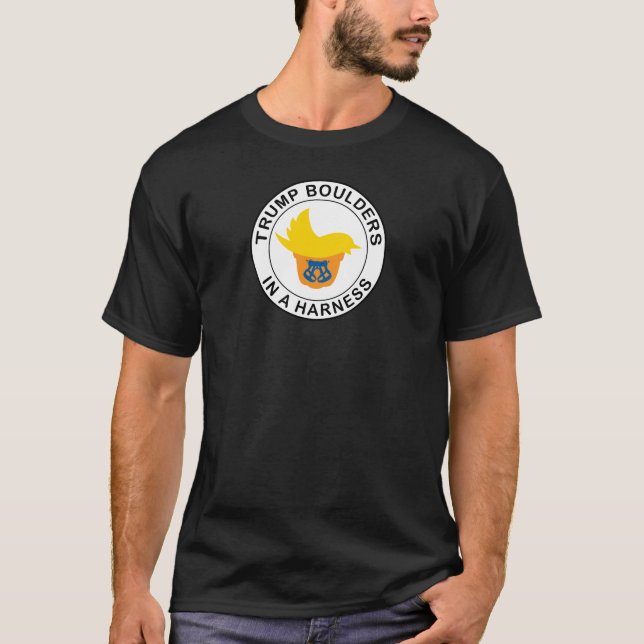 Camiseta Boulders De Trump Num Harness (Frente)