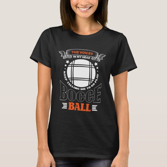 Camiseta boule boccia for boccia players (Frente)