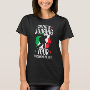 Camiseta Boules Bocce Ball Silently Judging Your Throwing
