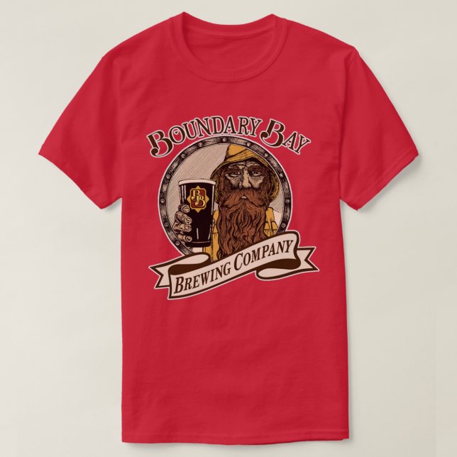 Camiseta Boundary Bay Brewery T (Frente do Design)