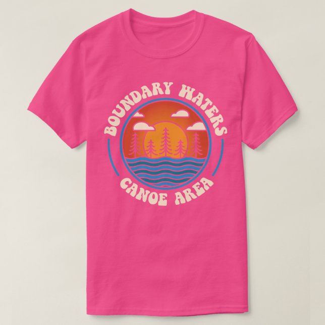 Camiseta Boundary Waters Canoe Area Minnesota BWCA (Frente do Design)