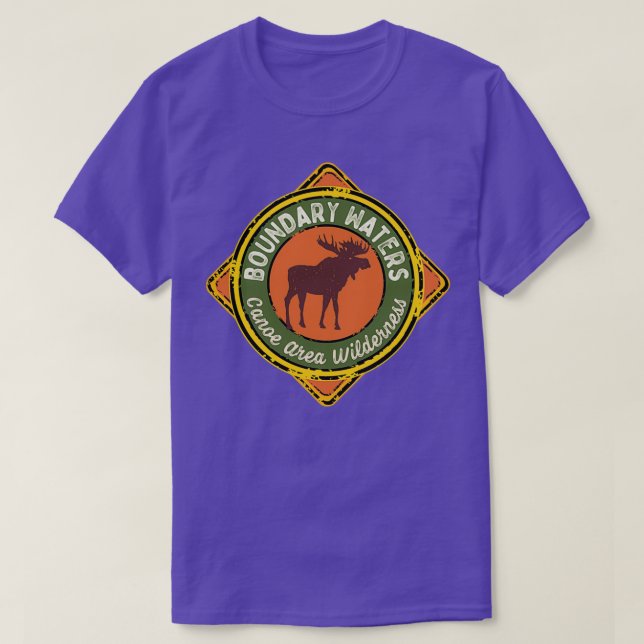 Camiseta Boundary Waters Canoe Area Wilderness CCC (Frente do Design)