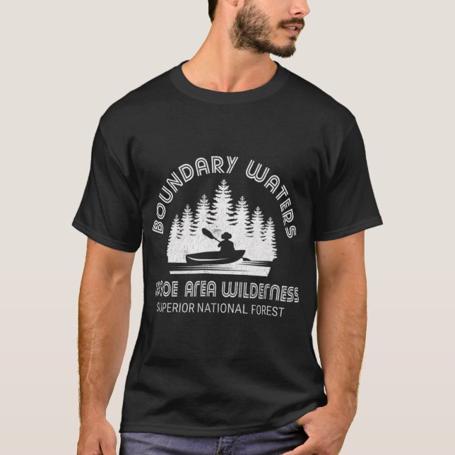 Camiseta Boundary Waters Vintage Minnesota BWCA (Frente)