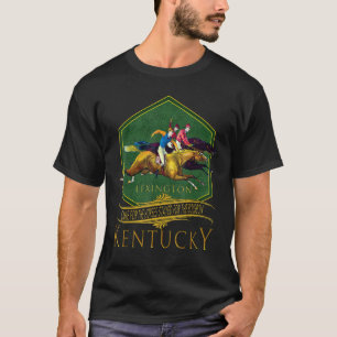 Camiseta Bourbon de corrida de cavalos vintage Lexington Ke