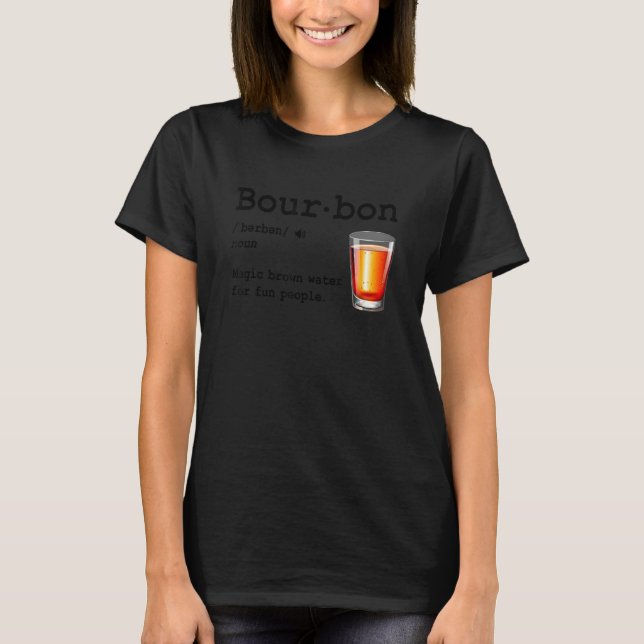 Camiseta Bourbon Definition Magic Brown Water For Divertit  (Frente)