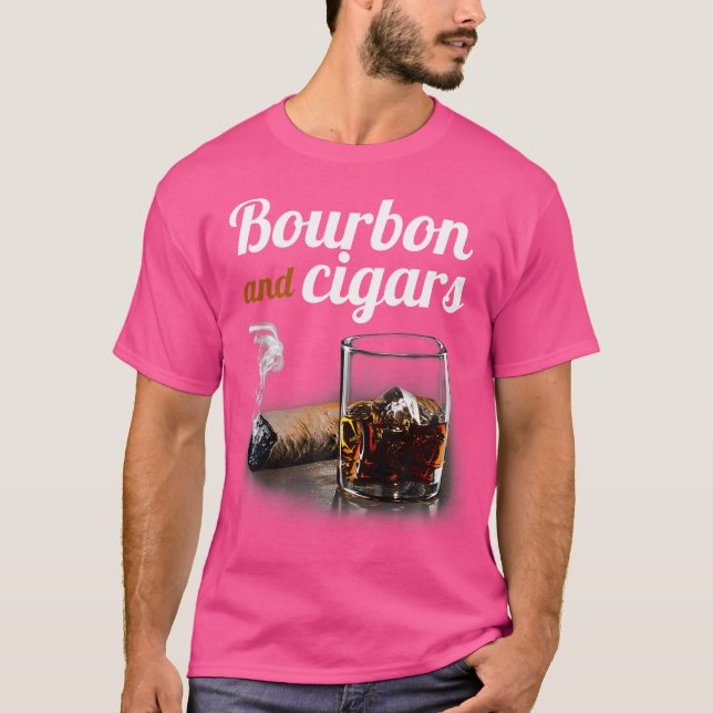 Camiseta Bourbon E Charuto Grande Fumo (Frente)