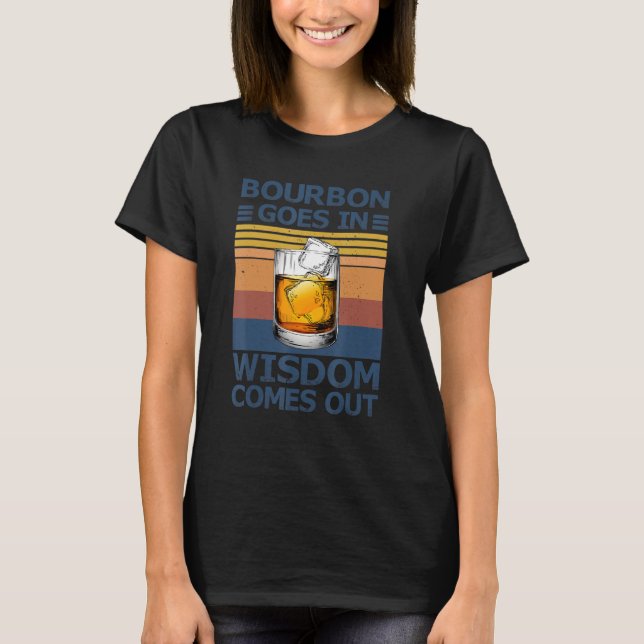 Camiseta Bourbon entra, a sabedoria sai de amores Bebendos (Frente)