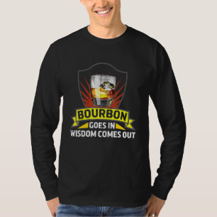Camiseta Bourbon entra na sabedoria sai retro Bourbon Dri