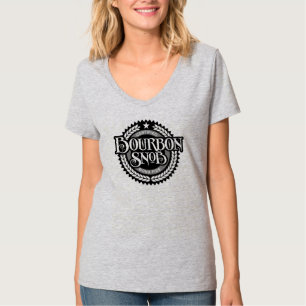 Camiseta Bourbon Snob - bebida engraçada de uísque