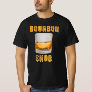 Camiseta Bourbon Snob Funny Whiskey Drinker