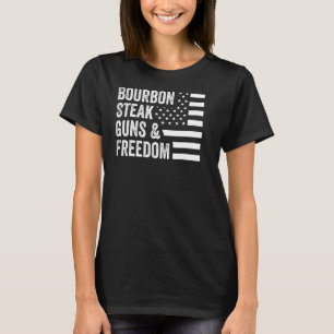Camiseta Bourbon Steak Armas Liberdade Usa Sinalizador Whis