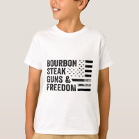 Bourbon Steak Guns E Freedom Usa Flag Whiskey Pa