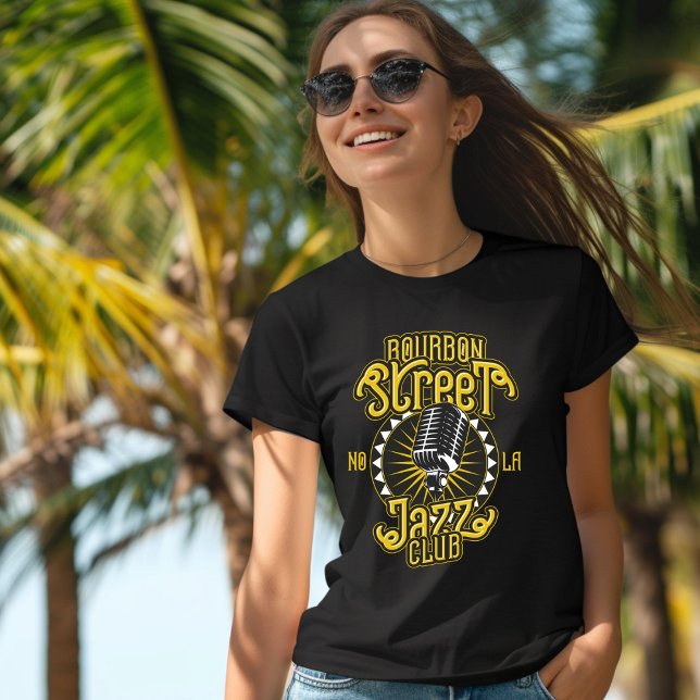 Camiseta Bourbon Street Jazz Club T-Shirt (Criador carregado)