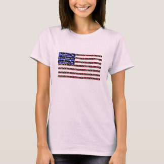 Camiseta Bourbon Street Sign American Flag