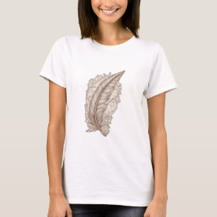Camiseta Boutique de Sussurros de Penas: Abrace a Elegância