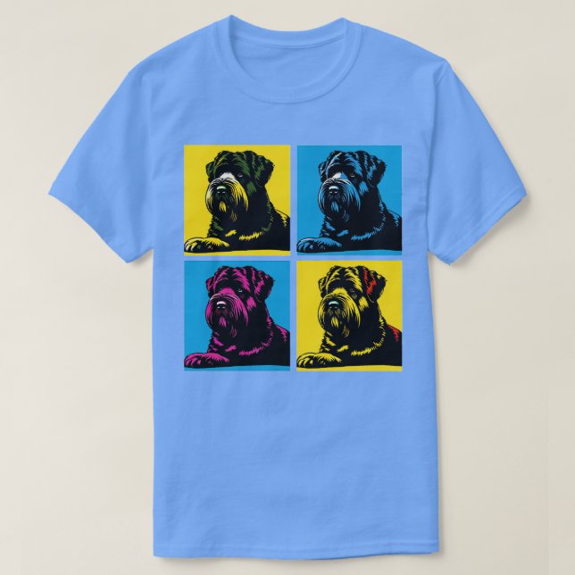 Camiseta Bouvier des Flandres Art Dog Lover Gifts 1 (Frente do Design)