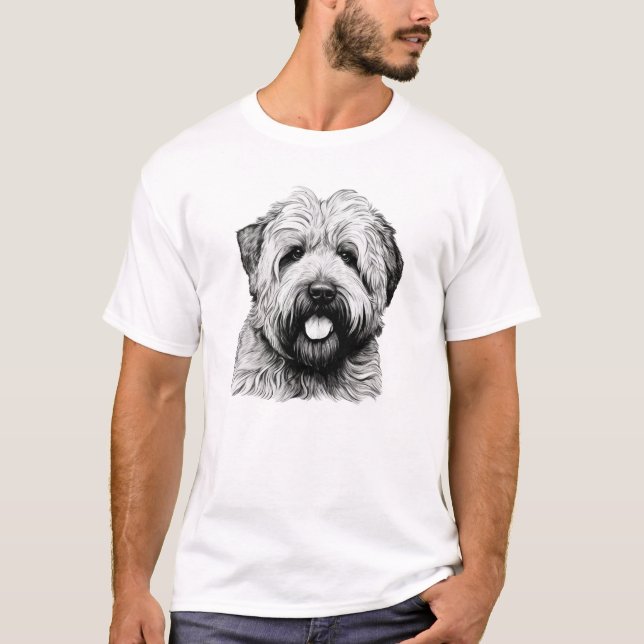 Camiseta Bouvier Des Flandres Dog (Frente)
