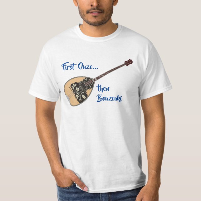 Camiseta Bouzouki Ouzo (Frente)