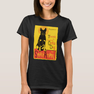 Camiseta Bovinos australianos de raça branca, coloridos, sa