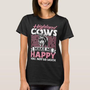 Camiseta Bovinos das Terras Altas Fogueiras da Highland Me