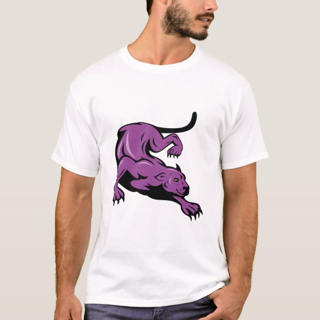 CAMISETA BOVINOS DE BOVÃO DE BOVÃO DE BOVINO GRANDE JAGUAR  (Frente)