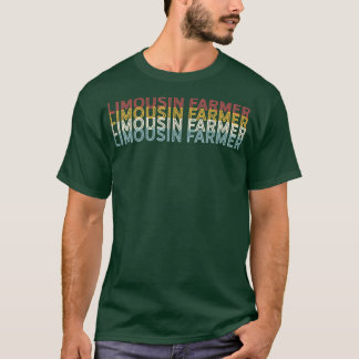 Camiseta Bovinos Vintage - Farmação de Limousin