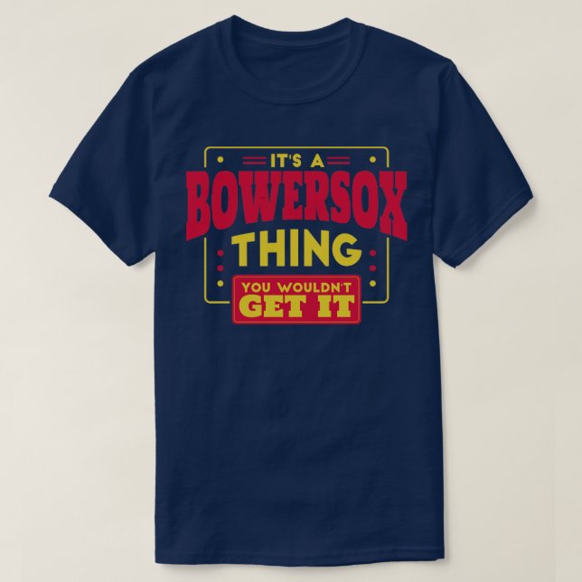 Camiseta Bowersox (Frente do Design)