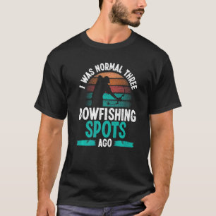 Camiseta Bowfisher eu era normal três lugares de Bowfishing