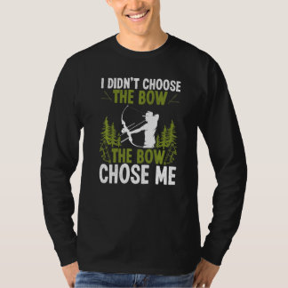 Camiseta Bowfishing The Bowe Chose Me Airboat Fisherman Bow